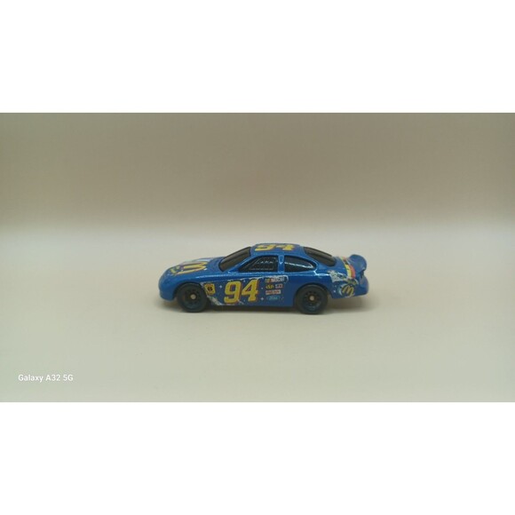 Vintage 1998 Mattel Hot Wheels Blue McDonalds Diecast #94 Race Car Made In China - Picture 2 of 8
